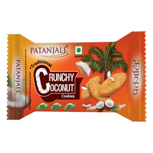 PATANJALI CRUNCHY COCONUT COOKIES 40gm