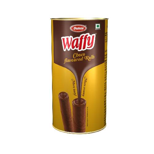 WAFFY ROLLS CHOCOLATE CANISTER 300gm