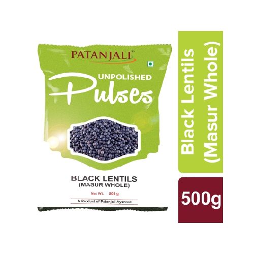 PATANJALI UNPOLISHED BLACK MASUR 500gm